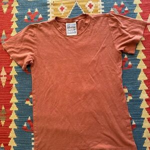 New Jungmaven original tee is Terra cotta size xs 55/45 hemp and cotton